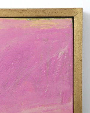 Limon rosa - Marco tipo box dorado vintage