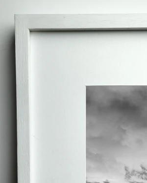 Seismiles - Marco en L blanco mas passepartout blanco