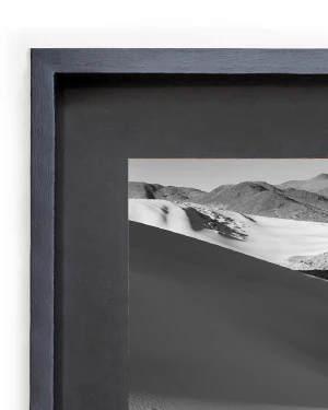 Rio grande - 40 x 60 / Marco tipo box negro con passepartout negro