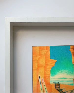 Daniel Prandi I - Marco tipo box con passepartout blanco