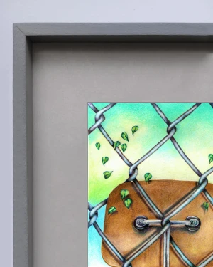 Daniel Prandi IV - Marco tipo box gris con passepartout