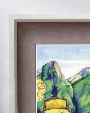 Daniel Prandi VI - Marco tipo box invertida blanca con passepartout