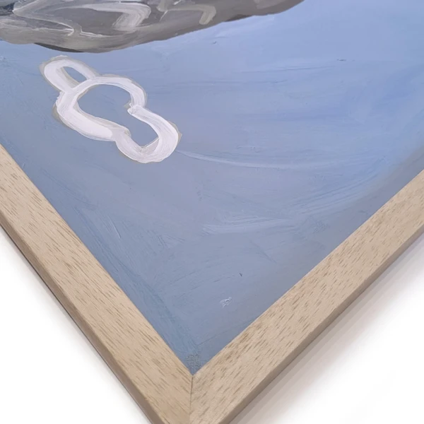 Lobo marino I - Chata de 2cm kiri cera  54x64 cm