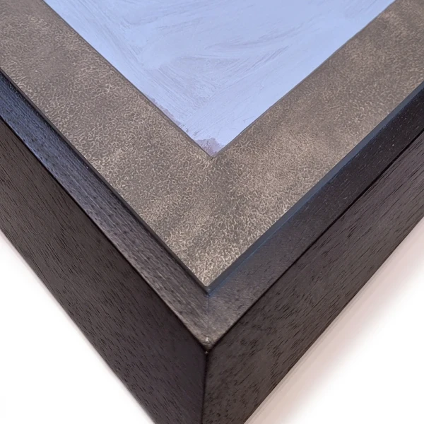 Lobo Marino II - Alfil  marupa negro con paspartu gris  55x75cm