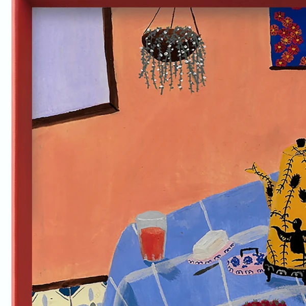 Festiva - Tamaï¿½o de ob 21 x 30 / Marcos Varilla piramidal mini rojo lata