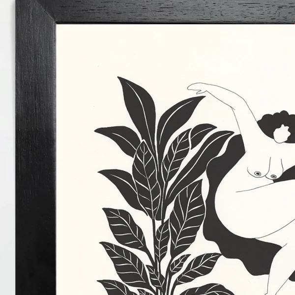 Ritual - 30 x 42 / Marco chato de 3 cm negro liso