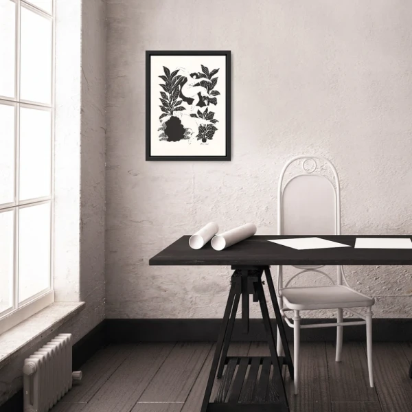 Ritual - 30 x 42 / Marco chato de 3 cm negro liso