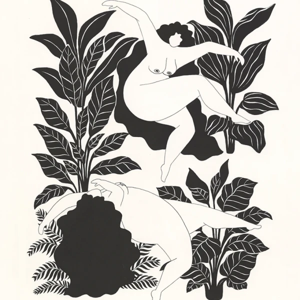 Ritual - 30 x 42 / Marco chato de 3 cm negro liso