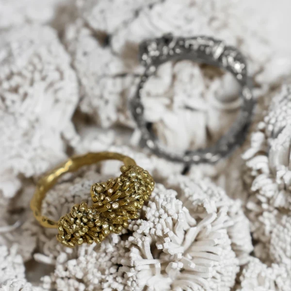 Anillo Brote - Color Oro / Diametro 2.06