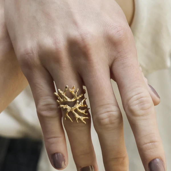 Anillo Coralito - Oro / 1,73 cm