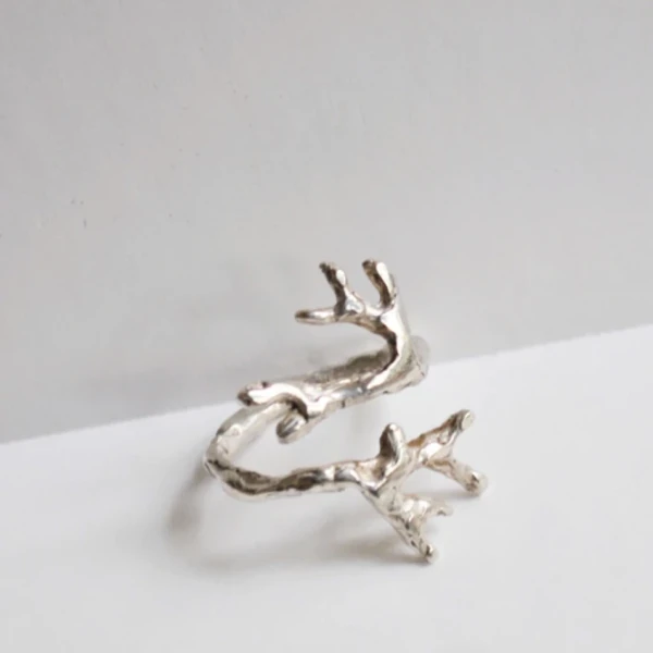 Anillo Coralito - Color Plata / Diï¿½met 2,22 cm