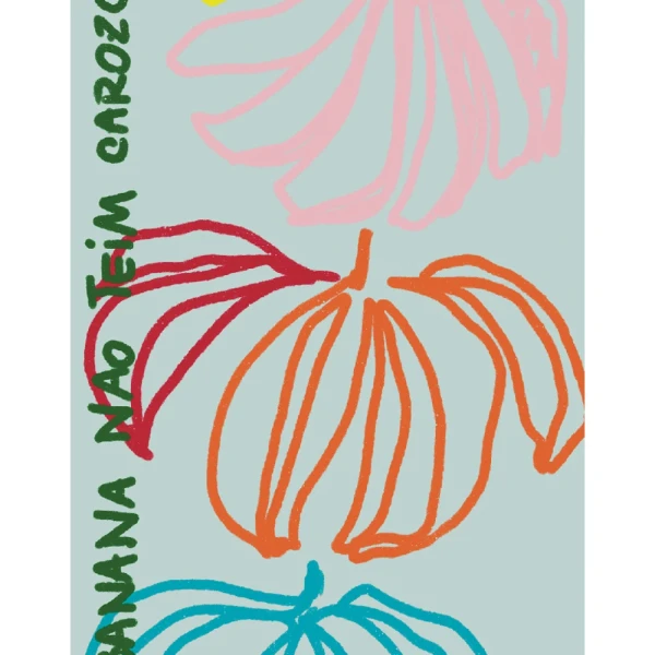 Banana non tein carozo - 21 x 30 / Marco box blanco liso