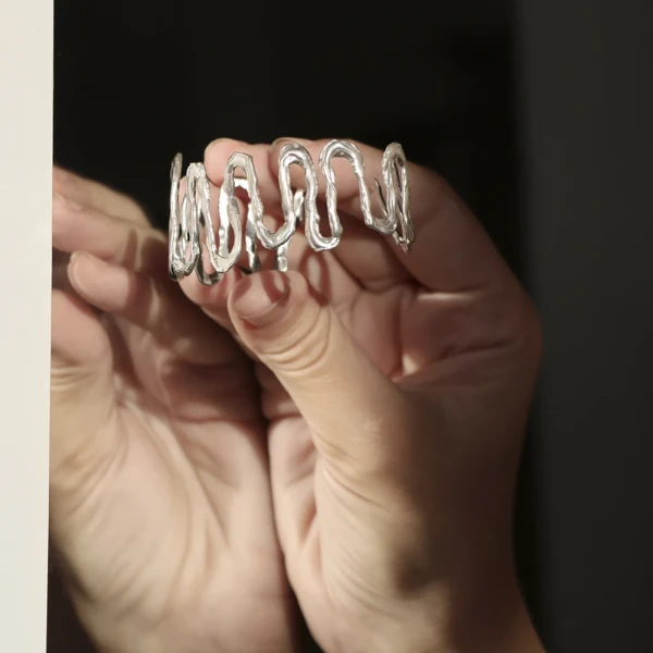 Pulsera Caminos - Color Plata