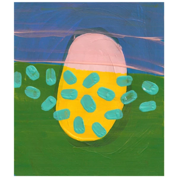 Original Sole Rolleri 10 - Marco chato de 3 cm azul ultramarine