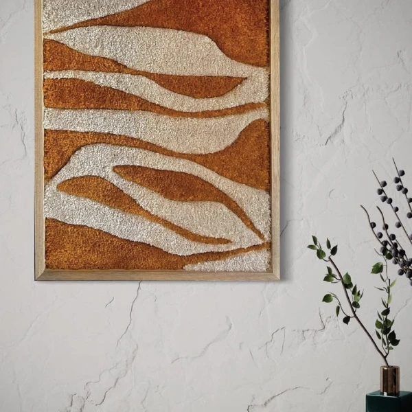 Tejido - Aqcua bordo y crema