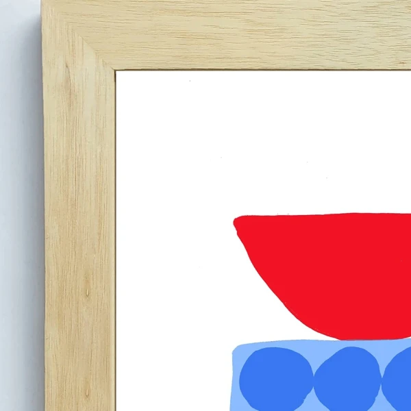 Salvados - Varilla chata de 4 cm marupa natural / 21 x 30