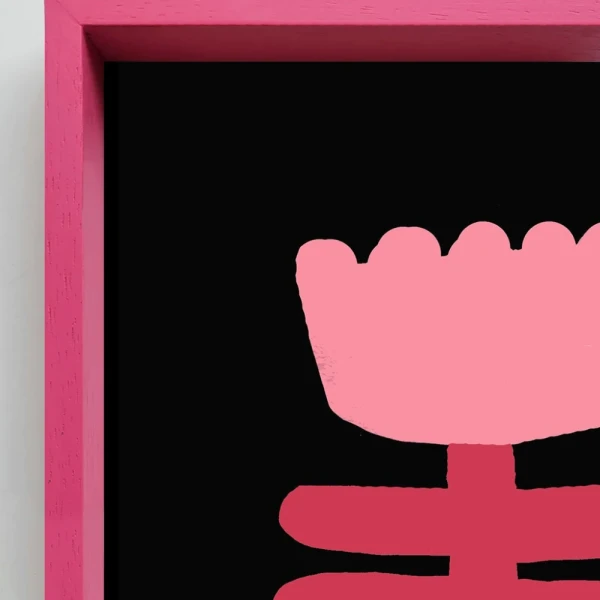 Amiga - Varilla de 5 cm parada rosa barbie / 21 x 30