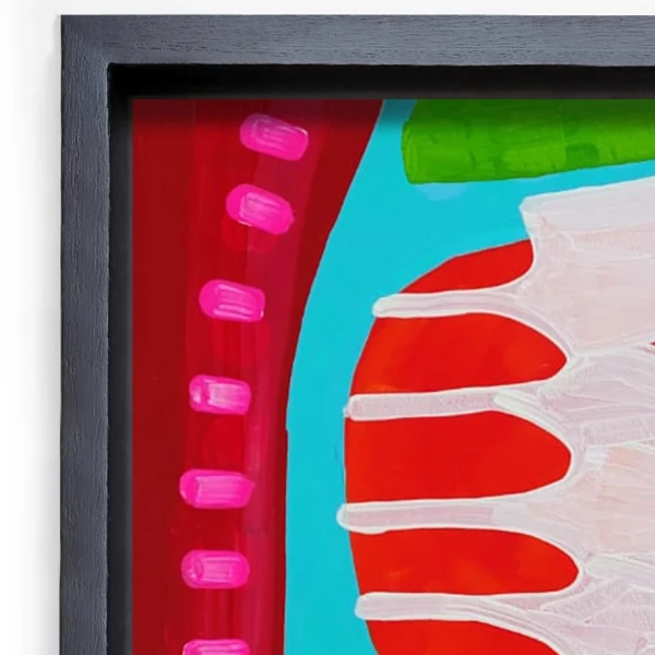 Sole Rolleri 018 - Varilla al borde del bastidor negro liso