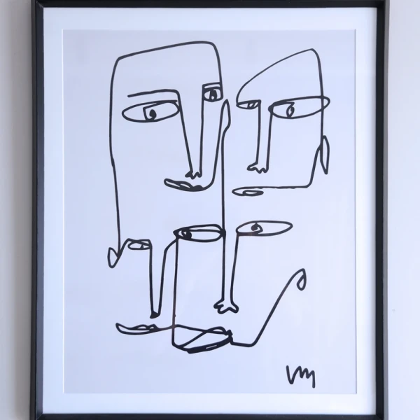 Caras Blanco y Negro