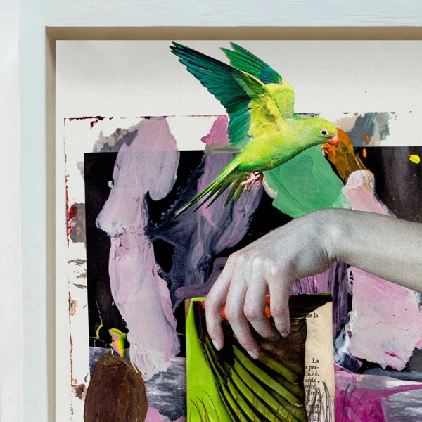 Escala - Marco tipo box blanco