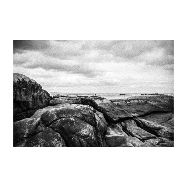 Escollera - Marco en L recto blanco / 90 x 60