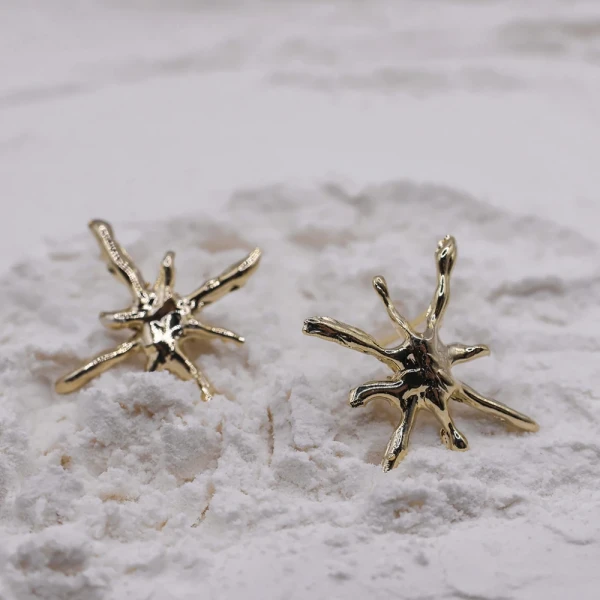 Aros Flor de los vientos - Oro