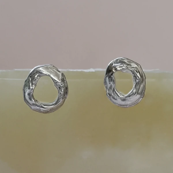 Aros Circulo plata - Color Plata