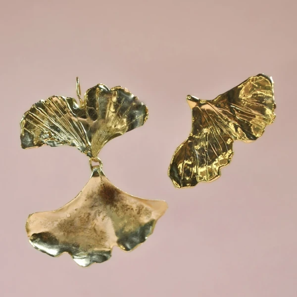 Aros Ginko - Color Oro