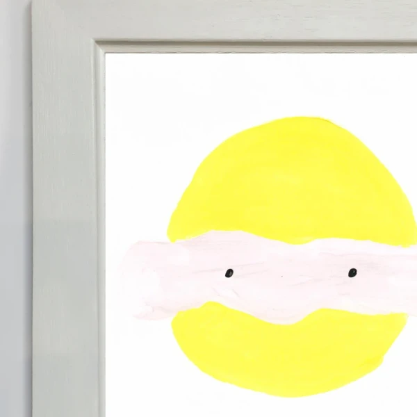 Teets - Marco chato de 3 cm con bajadita blanco liso