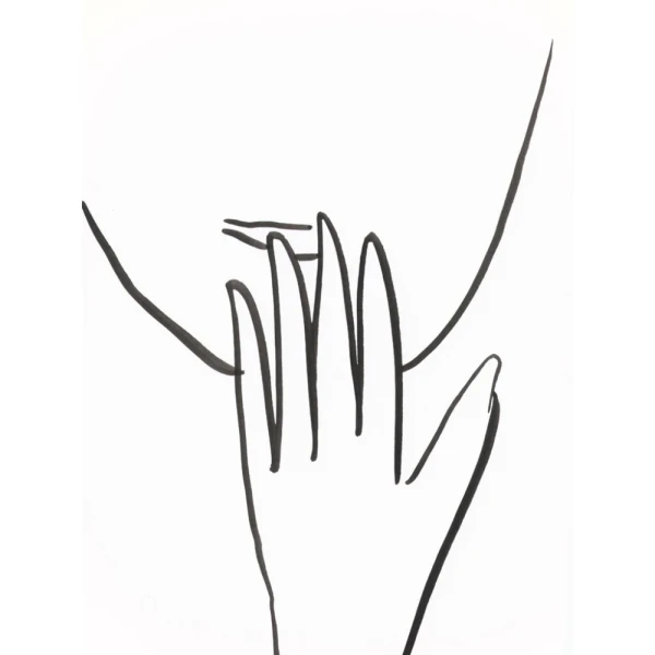 Oh - Marco tipo box negro + passepartout negro