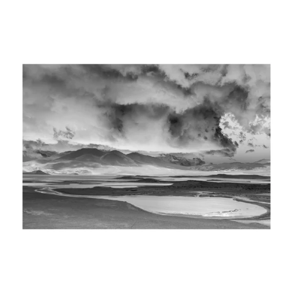 Seismiles - Marco en L negro mas passeparout blanco