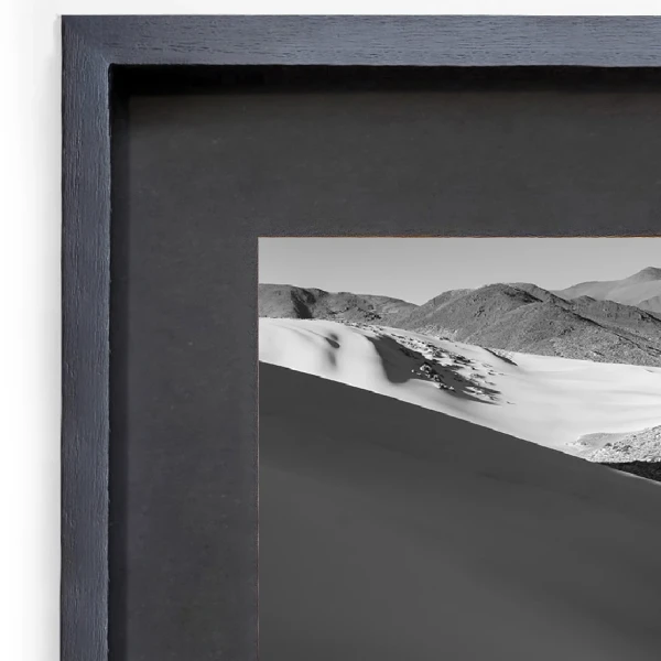 Rio grande - 40 x 60 / Marco tipo box negro con passepartout negro