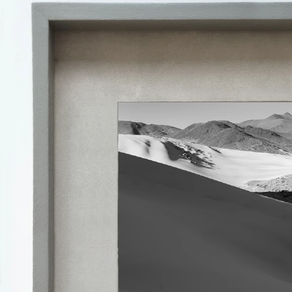 Rio grande - 70 x 100 / Marco tipo box con passepartout gris