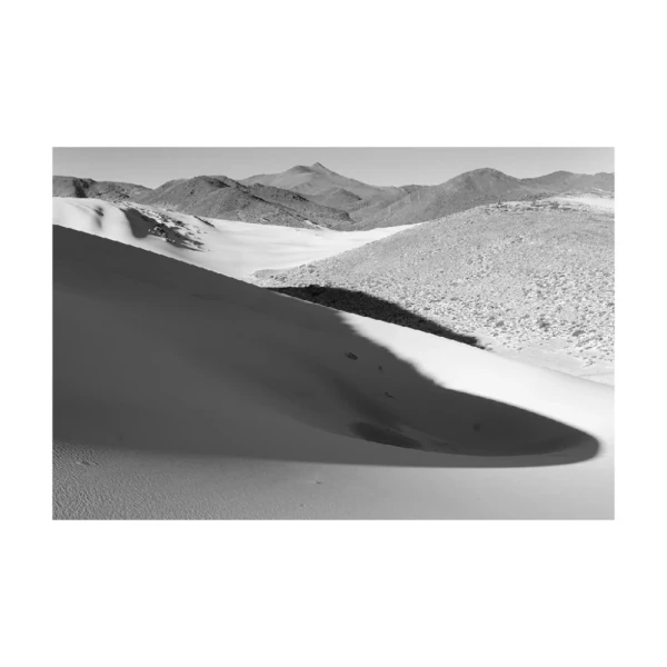 Rio grande - 95 x 115 / Marco en L blanco con passepartout blanco