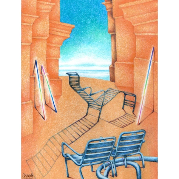 Daniel Prandi I - Marco tipo box con passepartout negro