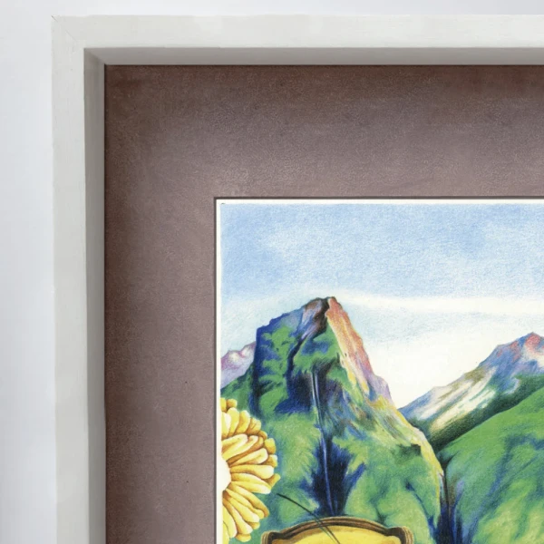 Daniel Prandi VI - Marco tipo box invertida blanca con passepartout