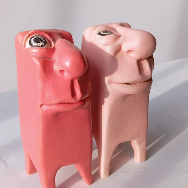 Cara rosa II - Pareja