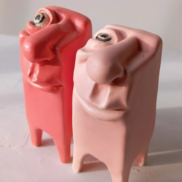 Cara rosa II - Pareja