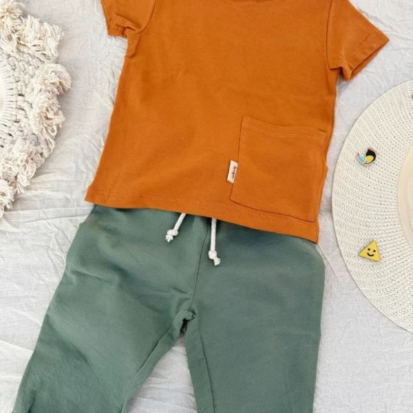 PANTALÓN PEREZOSO VERDE SECO