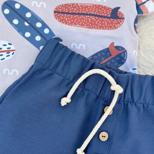 SHORT BUHO AZUL