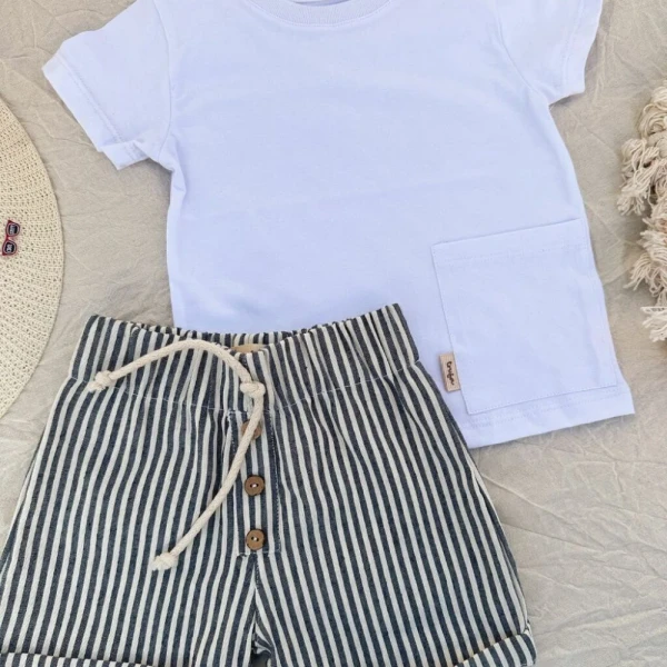SHORT BUHO RAYADO