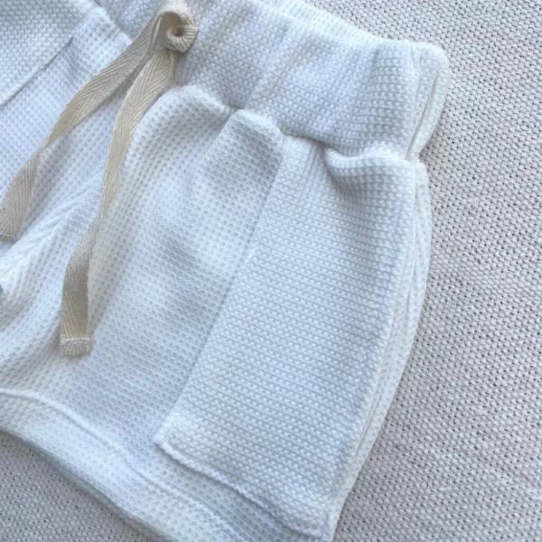 SHORT WAFFLE OFF WHITE