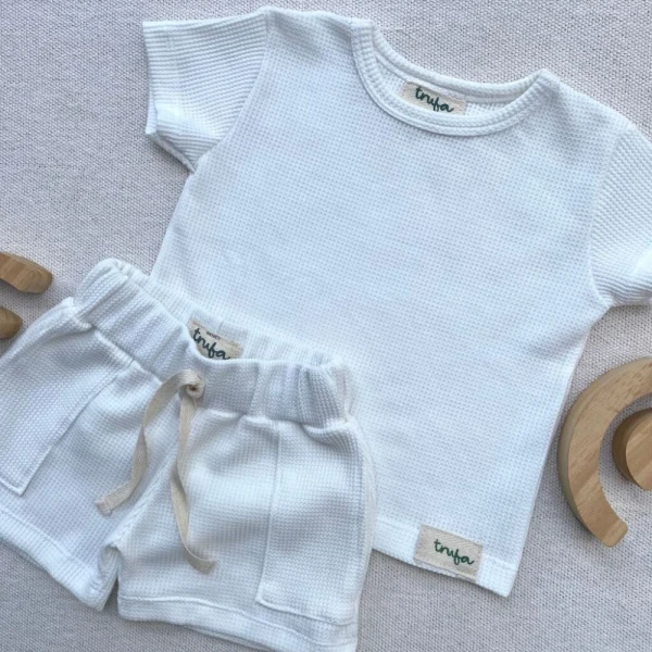 SHORT WAFFLE OFF WHITE