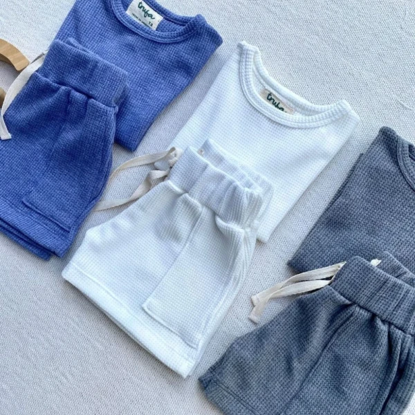 SHORT WAFFLE OFF WHITE