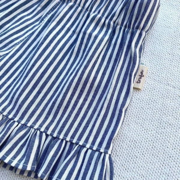 Short ardilla rayado Azul