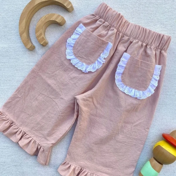 Pantalón volado Rosa