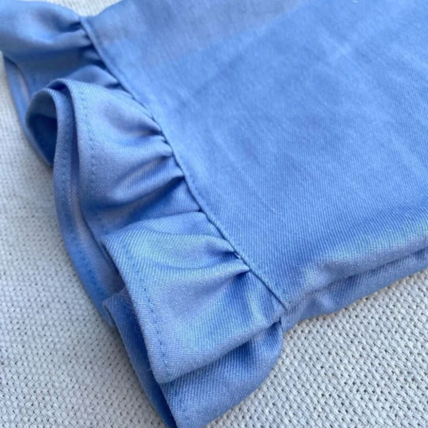 Pantalón volado Simil denim
