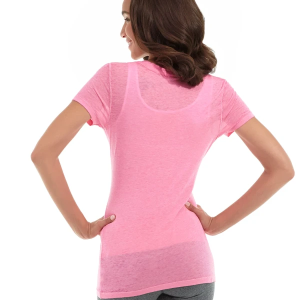Karissa V-Neck Tee Size S Color Yellow