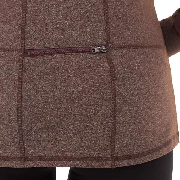 Riona Full Zip Jacket Size M Color Brown