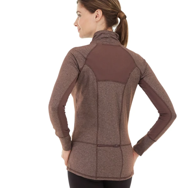 Riona Full Zip Jacket Size L Color Brown